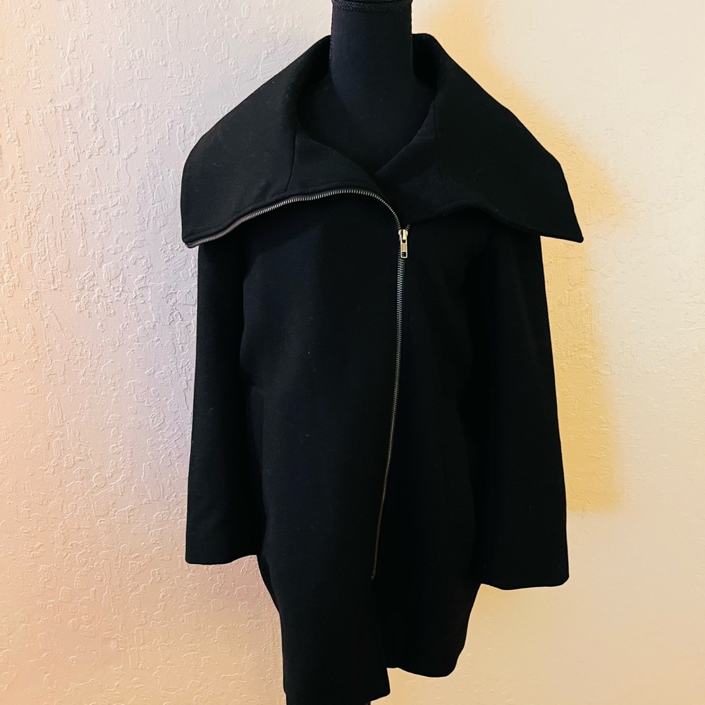 H&M Elegant‎ Black Wool-Blend Coat